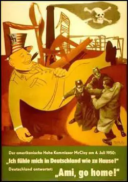 "Yankee Go Home" GDR poster (1950)