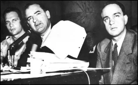 David Schine, Joseph McCarthy and Roy Cohn (1953)