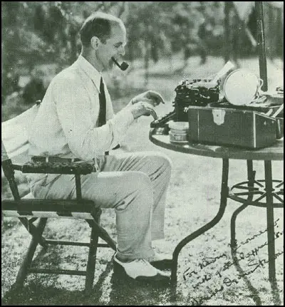 Donald Ogden Stewart at work