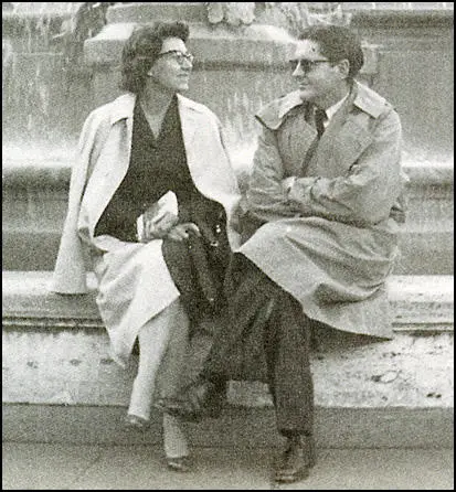 Jean Rouverol and Hugo Butler in Rome.