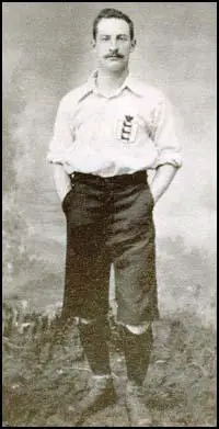 Billy Bassett in his England kit.