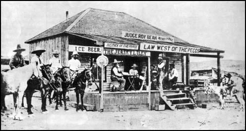 Roy Bean's Court in Langtry