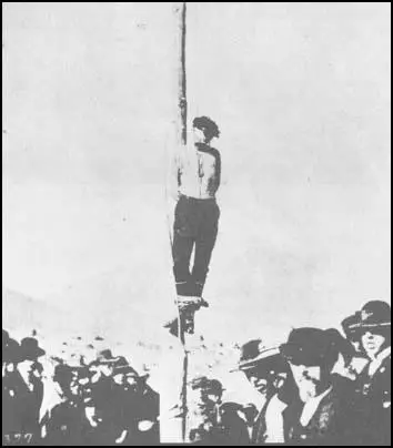 John Heath lynched by a mob in Tombstone in 1884.