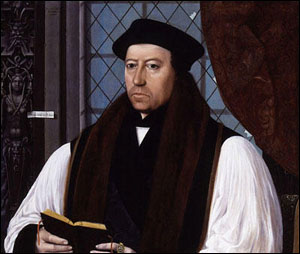 Thomas Cranmer burnt at the stake?