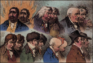 James Gillray was well paid by the Tories for producing anti-reformist cartoons.