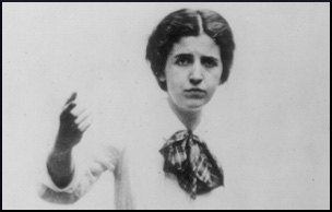 Elizabeth Gurley Flynn, imprisoned for her political beliefs.