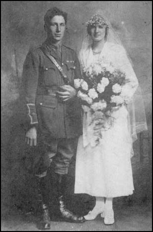 The marriage of Lieutenant George Smith and Lilian Evans